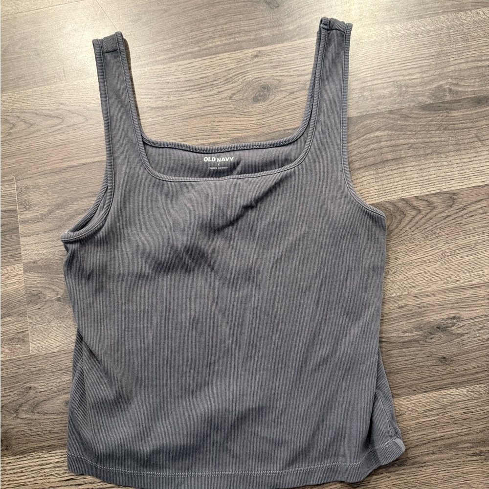 Old Navy Women's Charcoal Tank Top
